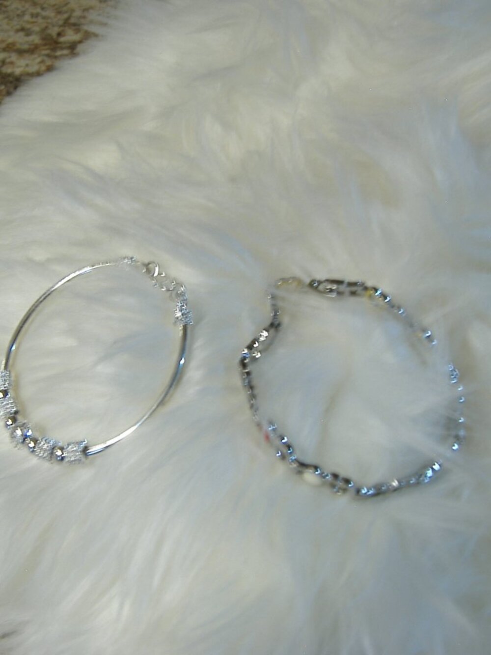 Original 925 Sterling Silver Bracelets Bangles set-2 Teens & Adults